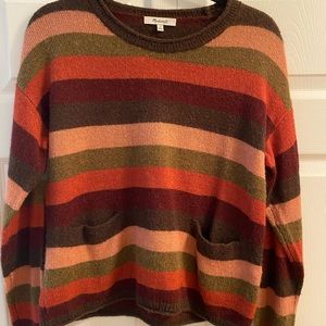 Madewell Semi-cropped Striped Sweater